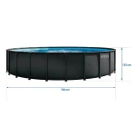 Basen ogrodowy stelażowy 732 x 132 cm 11w1 INTEX 26340ND