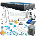 Basen ogrodowy stelażowy 975 x 488 x 132 cm 21w1 INTEX 26378