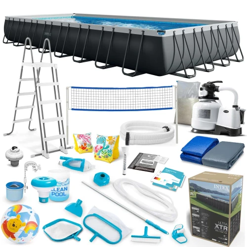 Basen ogrodowy stelażowy 975 x 488 x 132 cm 21w1 INTEX 26378