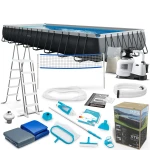 Basen ogrodowy stelażowy 975 x 488 x 132 cm 16w1 INTEX 26378