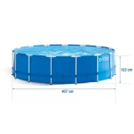 Basen ogrodowy stelażowy 457 x 122 cm 12w1 INTEX 28242