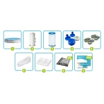 Basen ogrodowy stelażowy Prism Frame 366 x 76 cm 9w1 INTEX 26712