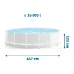 Basen ogrodowy stelażowy 457 x 122 cm 17w1 INTEX 26726