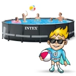 Basen ogrodowy stelażowy 488 x 122 cm 12w1 INTEX 26326