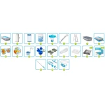 Basen prostokątny 488x244x107cm 21w1 INTEX 26792