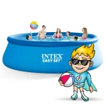 Basen ogrodowy rozporowy 457 x 122 cm 18w1 INTEX 26168 + maszyna do baniek GRATIS