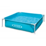 Basen stelażowy Mini dla dzieci turkusowy 122 x 122 x 30 cm INTEX 57173