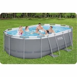 Basen stelażowy ogrodowy 427 x 250 x 100 cm 11w1 Bestway 56620