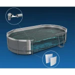 Basen stelażowy ogrodowy 427 x 250 x 100 cm 11w1 Bestway 56620