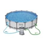 Basen stelażowy ogrodowy 457 x 107 cm 11w1 Bestway 56488