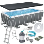 Basen stelażowy ogrodowy 488 x 244 x 122 cm 11w1 Bestway 56671N