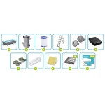 Basen stelażowy ogrodowy 488 x 244 x 122 cm 12w1 Bestway 56670