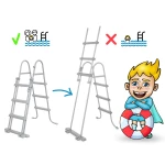 Basen stelażowy ogrodowy 488 x 244 x 122 cm 12w1 Bestway 56670