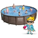 Basen stelażowy ogrodowy 549 x 122 cm 12w1 Bestway 56977