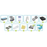 Basen stelażowy ogrodowy 549 x 274 x 122 cm 12w1 Bestway 56465