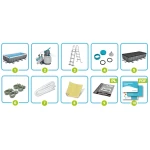 Basen stelażowy ogrodowy 549 x 274 x 122 cm 12w1 Bestway 56466N