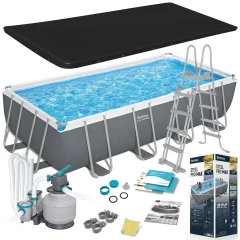 Basen stelażowy ogrodowy 549 x 274 x 122 cm 12w1 Bestway 56466N