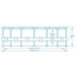 Basen stelażowy ogrodowy 396 x 107 cm 13w1 Bestway 5614V