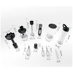 Blender ręczny z butelką 1500 W BD-754 Berdsen