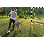 Bramka do piłki nożnej 300 x 200 x 90 cm NS-465 czarno-biała