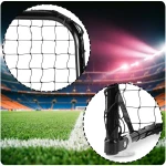 Bramka do piłki nożnej - zestaw 2 sztuki - 60 x 45 x 25 cm NS-486