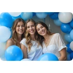 Butla z helem 0,20 m3 z balonami i wstążką Ricokids