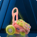 Chodzik edukacyjny z muzyką 2w1 RK-744 Ricokids różowy 