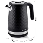 Czajnik elektryczny 1,7l Berdsen BD-705 czarno-srebrny
