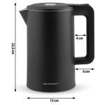 Czajnik elektryczny 1,7l Berdsen BD-710 czarny 