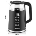Czajnik elektryczny 1,7l Berdsen BD-707 czarny 