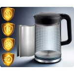 Czajnik elektryczny 1,7l Berdsen BD-712 czarno-srebrny