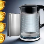 Czajnik elektryczny 1,7l Berdsen BD-71 czarno-srebrny