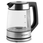 Czajnik elektryczny szklany 1,7L Berdsen BD-704 czarno-srebrny 