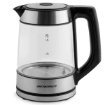 Czajnik elektryczny szklany 1,7L Berdsen BD-704 czarno-srebrny 