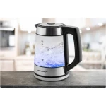 Czajnik elektryczny szklany 1,7L Berdsen BD-704 czarno-srebrny 