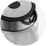 Czajnik elektryczny szklany 1,7L Berdsen BD-704 czarno-srebrny 