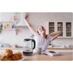 Czajnik elektryczny szklany 2L Berdsen BD-702 czarny