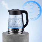 Czajnik elektryczny szklany z regulacją temperatury 1,8l 2200W Berdsen BD-715