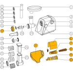 Części do maszynki do mielenia mięsa - komplet do przecierania pomidorów Berdsen