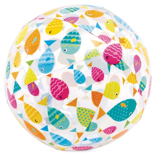 Dmuchana piłka plażowa wesołe rybki 51 cm INTEX 59040