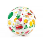 Dmuchana piłka plażowa z nadrukiem 51 cm INTEX 59040