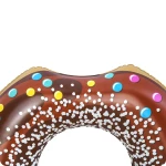 Dmuchane koło plażowe do pływania brązowy Donut 107cm BESTWAY