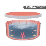 Dmuchane SPA ogrodowe AirJet Carrara WiFi hydromasaż 6 osobowe Bestway 6001V
