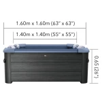 Panelowe SPA Sapphire 6 osobowe mSpa