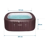 Dmuchane SPA Lay-Z Maldives 7 osobowe Bestway 60033