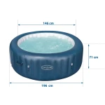 Dmuchane SPA Lay-Z Milan 6 osobowe Bestway 60029