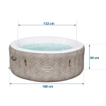 Dmuchane SPA Lay-Z Madrid 4 osobowe Bestway 60055