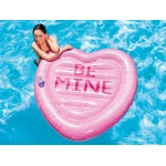 Dmuchany materac plażowy Cukierek serce 145 x 142 cm INTEX 58789