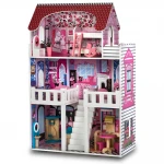 Domek dla lalek z akcesoriami 60x30x90 cm