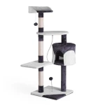 Drapak dla kota 112 cm DR-261 Pethaus szaro-biały